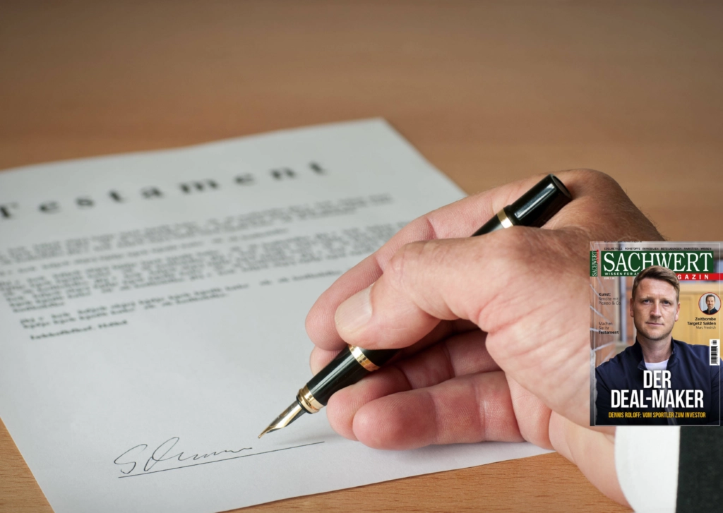 Wer Vermögen besitzt, muss sich darum kümmern! Wer Vermögen besitzt, muss sich darum kümmern!