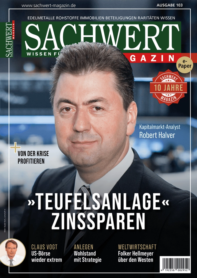 Sachwert Magazin ePaper, Ausgabe 103 Cover