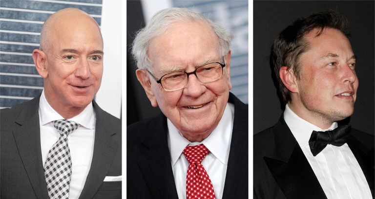 Bezos, Buffett, Musk – warum sie fast keine Steuern zahlen Bezos, Buffett, Musk