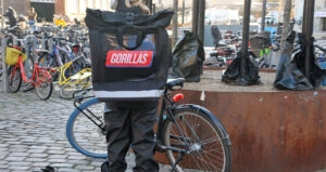 Einhorn Gorillas Lieferdienst