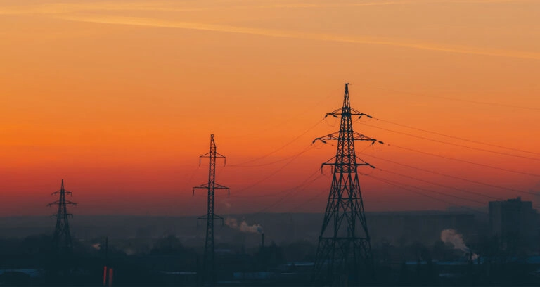 Energiesektor Stromleitungen