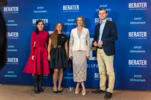 Julien Backhaus und Dr. Franz Hölzl auf der Berater Leben auf der Überholspur 3 Premiere