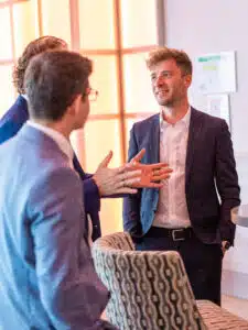 Julien Backhaus und Dr. Franz Hölzl auf der Berater Leben auf der Überholspur 3 Premiere