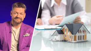 Splitbild: Eike Wichmann (links), Immobilie (rechts)