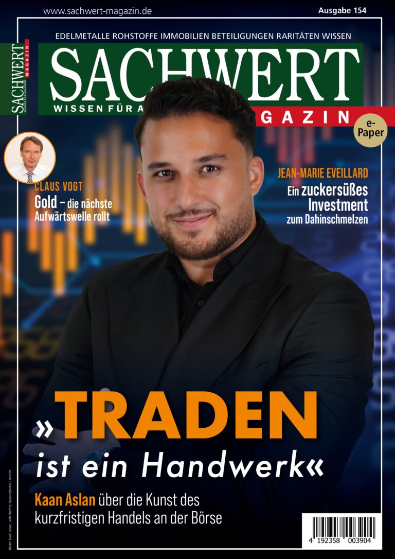 SACHWERT Magazin ePaper 154 Cover mit Kaan Aslan