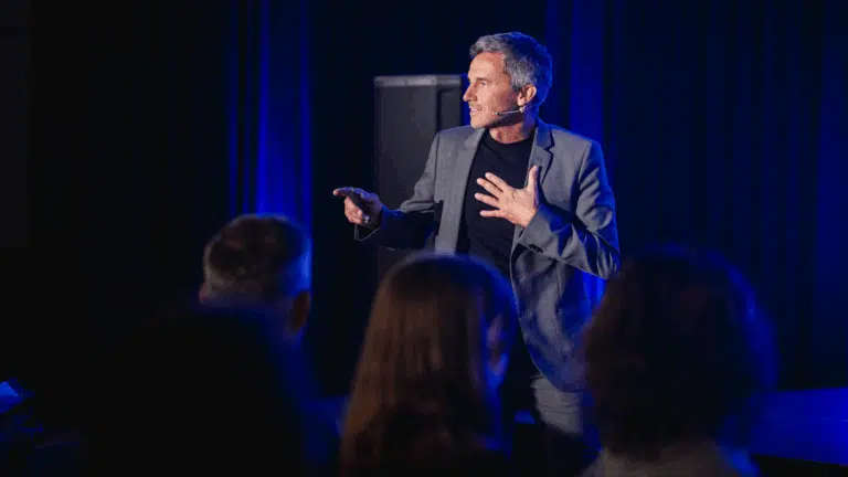 Christian Karl auf der Bühne